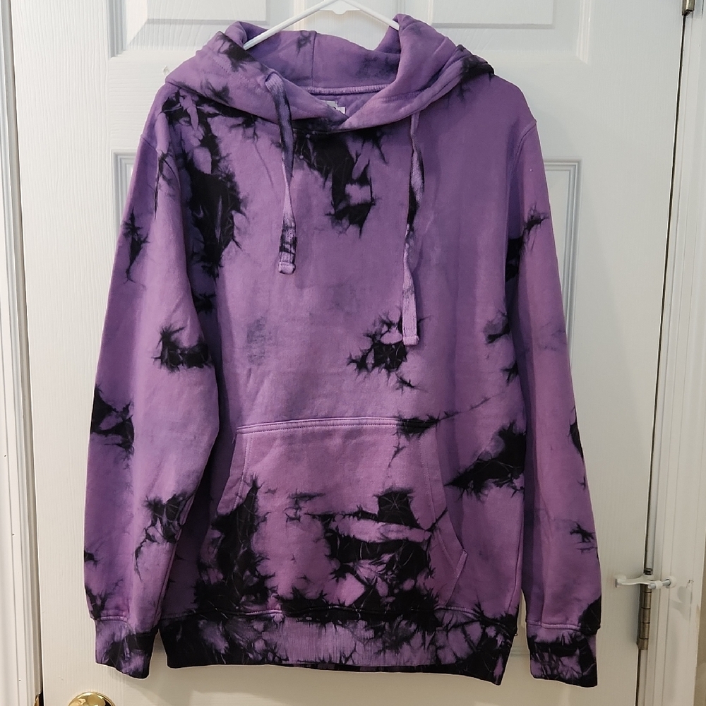 Paperbacks Purple Hoodie Sweatshirt Unisex Oversized Small